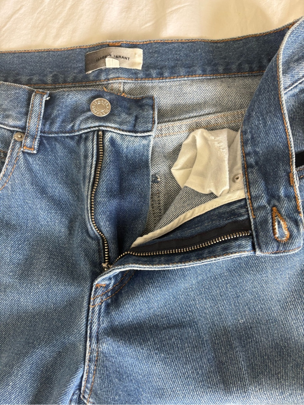 Isabel Marant Jack Straight Leg Mainline Denim Jeans Size 29 PA0867 Unisex NWOT - Picture 8 of 16